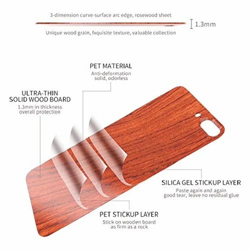 Portefeuille For iPhone 7 Wood Metal Case Aluminium Alloy Protective Bumper Case for Apple iPhone 8 Plus 6 6S Frame Accessories (5)