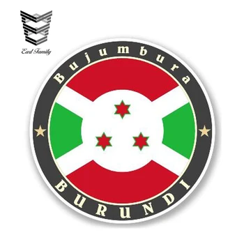 

EARLFAMILY 13cm x 13cm Car Styling Burundi Flag Vinyl Decal Car Bumper Trunk Sticker Map Flag Graphic Waterproof Car Accessories