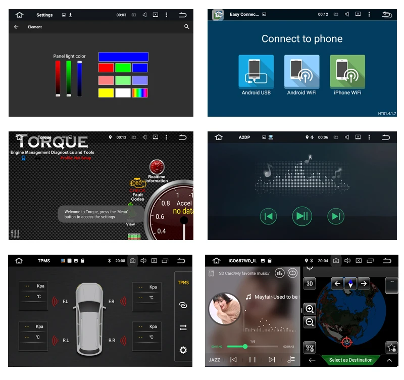 Excellent DSP 6.2 inch Capacitive Touchscreen Pure Android 9.0 OS Quad-Core Car DVD Player GPS for ALFA ROMEO with 3G/WIF/DTV/Radio/BT 7 Excellent DSP 6.2 inch Capacitive Touchscreen Pure Android 9.0 OS Quad-Core Car DVD Player GPS for ALFA ROMEO with 3G/WIF/DTV/Radio/BT 7