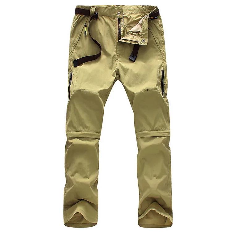 LoClimb, съемные походные брюки для кемпинга, мужские, лето, уличные спортивные брюки, для велоспорта, треккинга, Горные Шорты для скалолазания, AM096