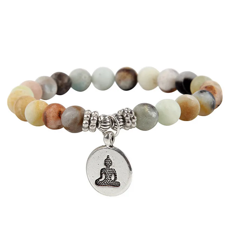 

Tibetan Buddhism Lava Rock Stone Lotus Bracelets Men Women Healing Balance Reiki Life Tree Ohm Chakra Bracelet Buddha Jewelry