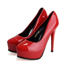 2015 New Arrival Fashion Casual Platform font b Women b font Pumps Thin High heeled Shoes