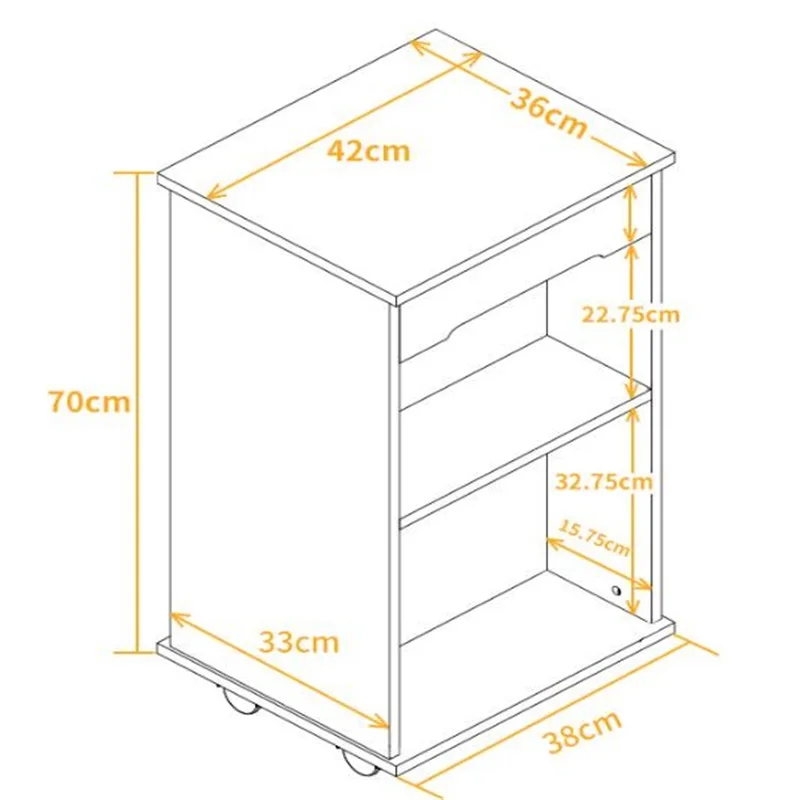 42x36x76 см многоцелевой стол диван кофейный столик для гостиной колесики для шкафчиков