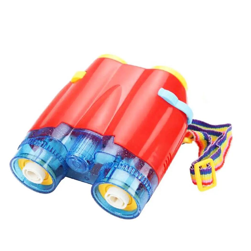 

Automatic telescope with light music double nozzle bubble machine toy musical sound and flashing light New