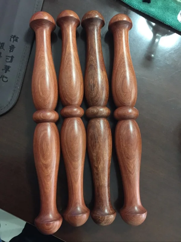 

rose wood martial arts sticks exercise bar solid wooden tai chi ruler kung fu rods great length 34cm