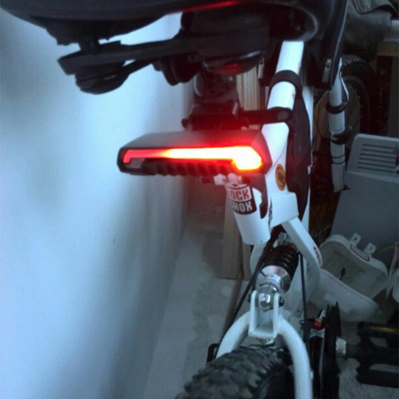 

Meilan X5 Smart Turning Control Bicycle Lights Bike Lamp Laser USB Rechargeable Wireless Remote LED Rear Cycling Bycicle Lights