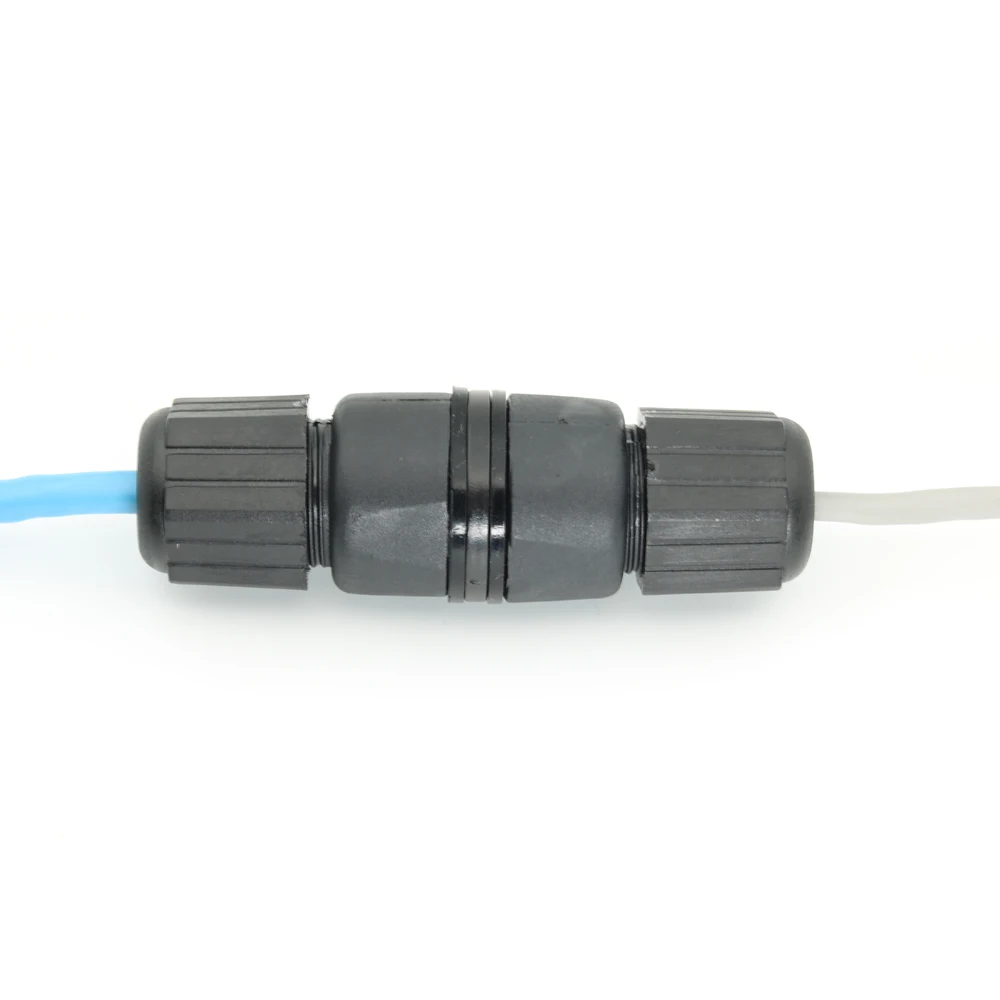 Водонепроницаемый разъем xintylink rj45 ethernet кабеля двойной прямой M25 F/F female 8p8c cat6 cat5e