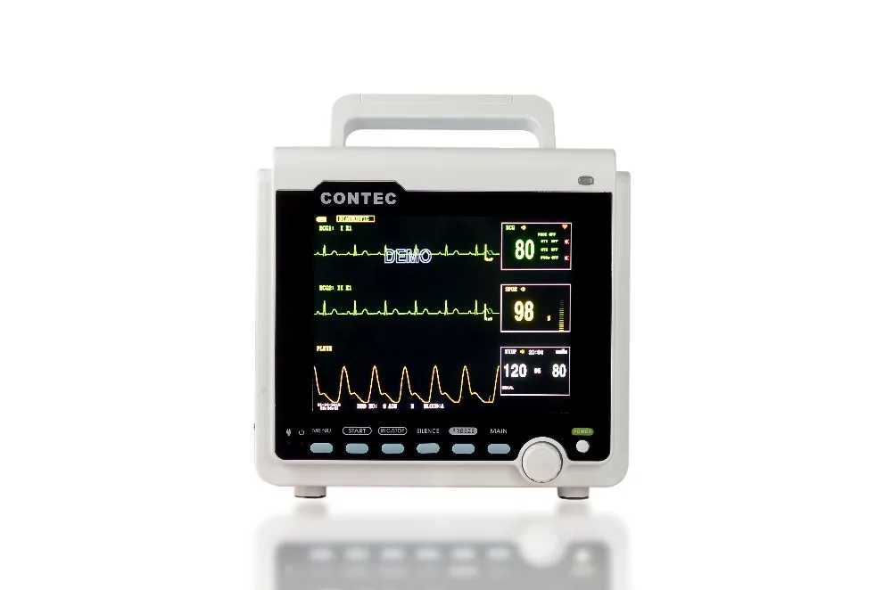 100 pic ICU/CCU Patient Monitor 5 parameter,Electronics+NIBP+Pulse Rate