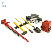 XFC RC 1/10 Scale Decorative Tool Kit Accessory Set Crawler Part for SCX10 RC4WD AX10 D110 D90 Wraith Red
