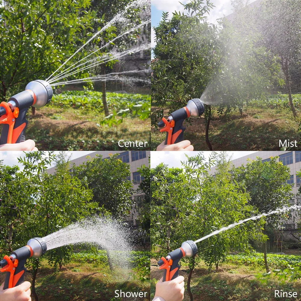 Распылители воды водяной пистолет для поливка газона шланг Распылитель воды сопло пистолет мытья автомобиля очистки газона пластик посыпать инструменты