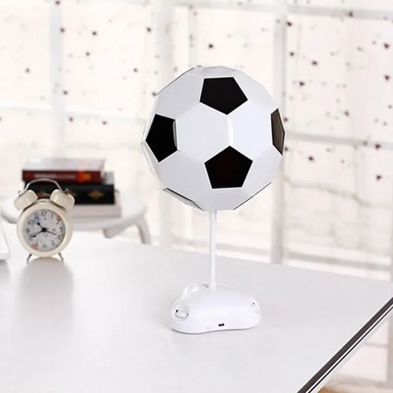 

FENGLAIYI Creative DIY Football Lamps USB Assembly Colorful Tonal LED Night Lights Home Decoration Lighting Table Lamp
