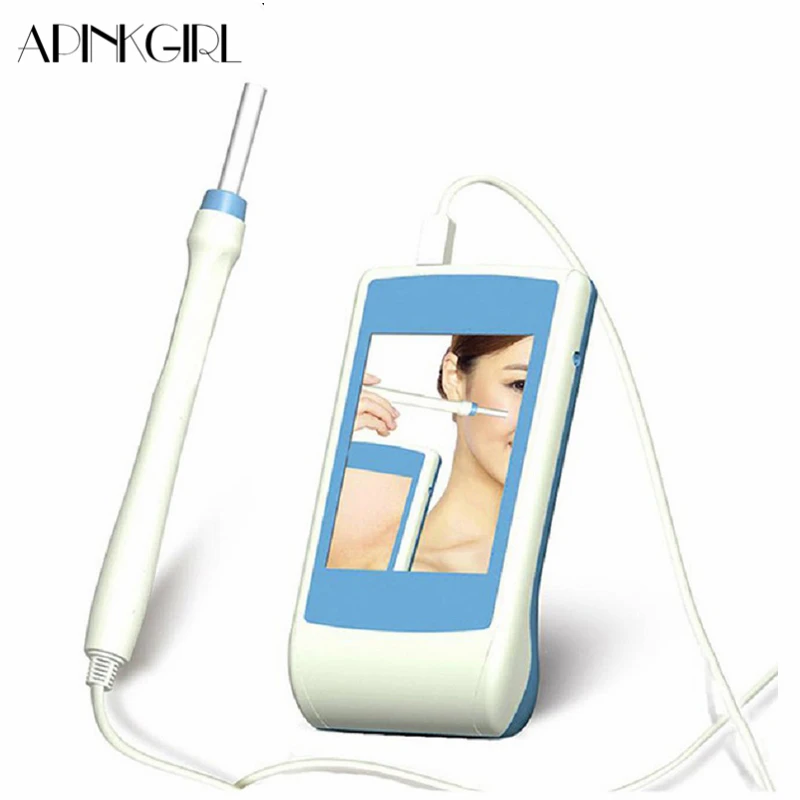 APINKGIRL Intraoral Endoscope Lens Dental Camera LCD Screen LED Light
