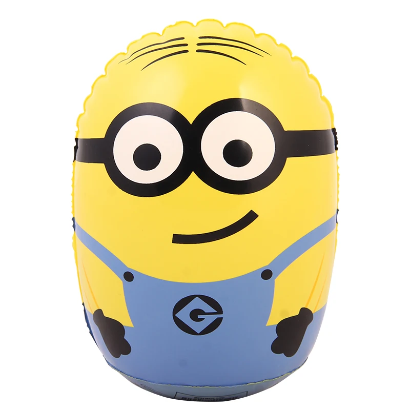 New 18CM Minion tumbler display decoration desktop thickened PVC inflatable children's toys (2)