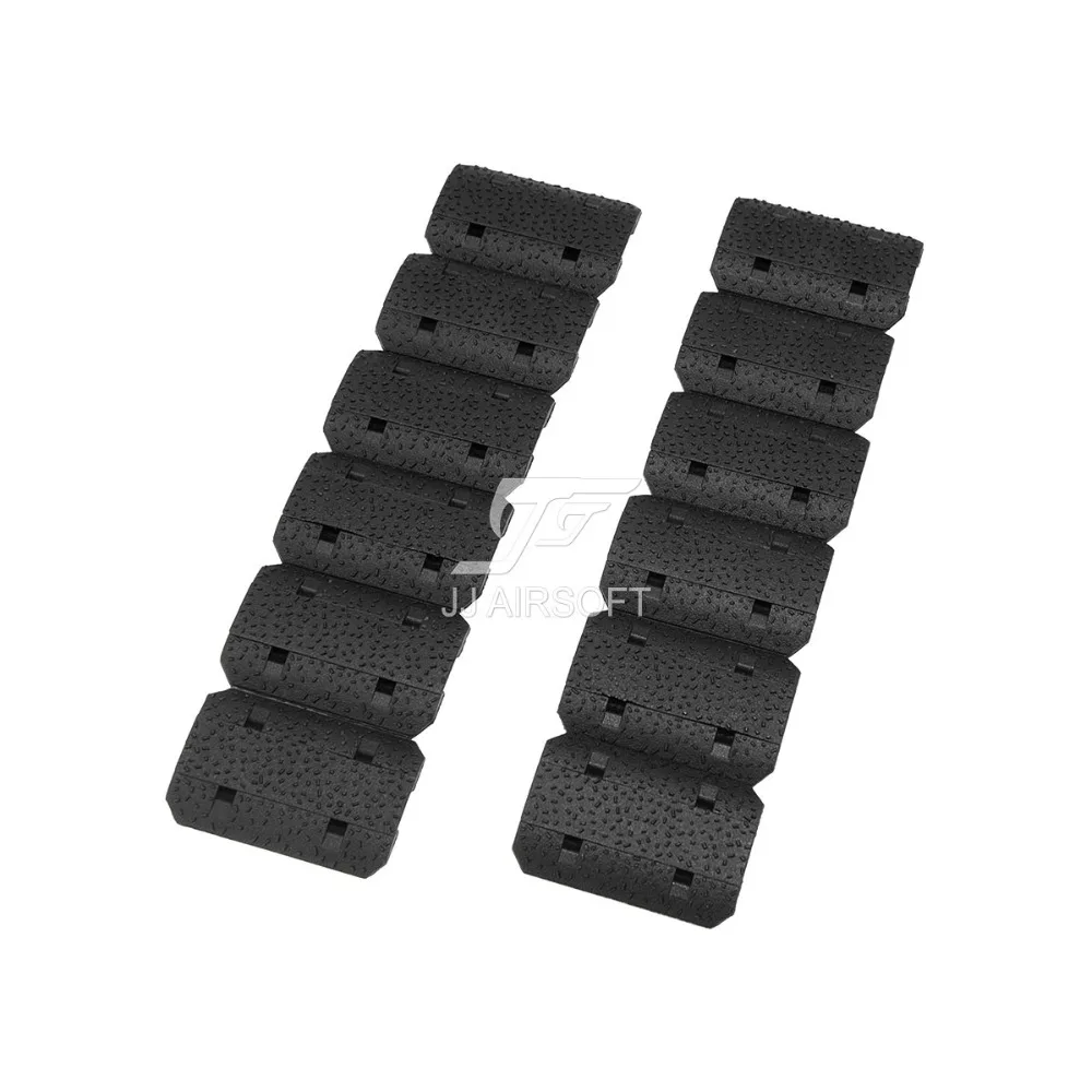 

12-PC 12pcs Type2 MLOK M-LOK Rail Cover Set (Black/Tan/Delux)