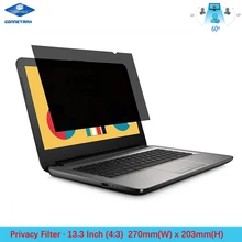 13,3 дюймов ноутбук Фильтр конфиденциальности Защитная пленка для стандартного экрана(4:3) ноутбук ЖК-мониторы