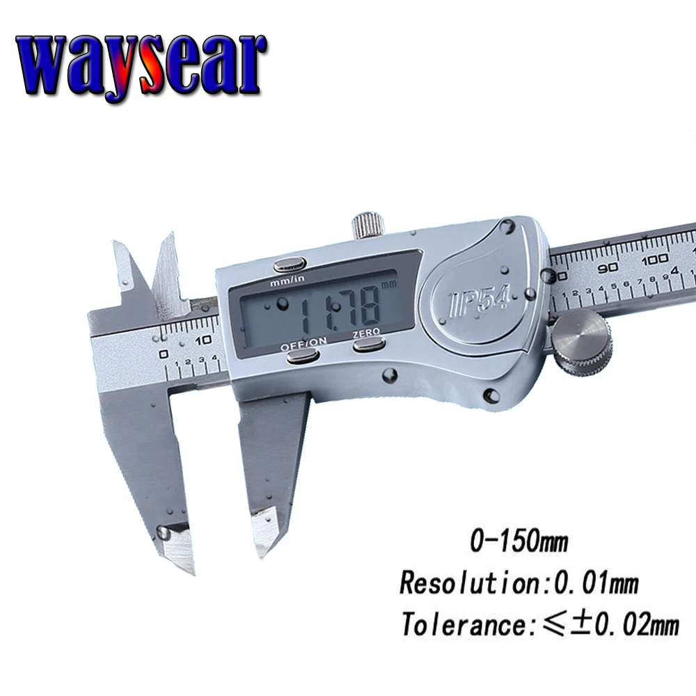 Digital Vernier Caliper micrometer gauge tool 0 150mm Ruler electronic