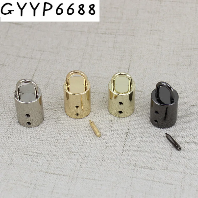 10 шт. 50 шт. 5 цветов аксессуары для сумок DIY металлическая пряжка bellpull Плетеный веревочный мешок пряжка распродажа стопор кожаный шнур с кисточками заглушки