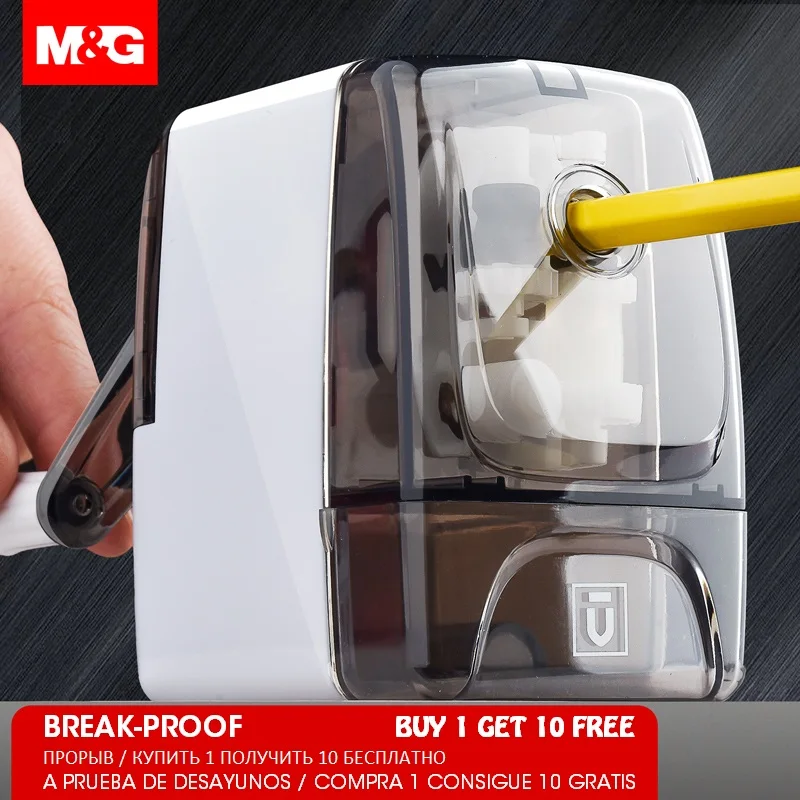 

M&G Multifunction Colored Pencil Sharpener Machine Auto Pencils Sharpeners for Black Pencil School Office Supplies Stationery