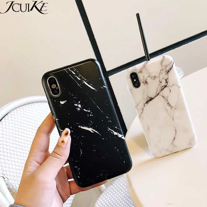 Для iPhone 7 Deluxe Мрамор чехол для телефона 6 6S 8 плюс мягкий силиконовый X XS Max XR |