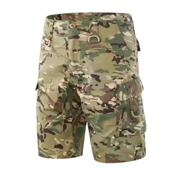 

Summer Militar Waterproof Tactical Cargo Shorts Men Camouflage Army Military Short Male Pockets Cotton Rip-stop Casual Shorts