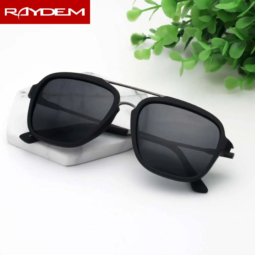 

RAYDEM Original Sunglasses Women Men Brand Design TR90 Frame Sun Glasses For Men Fashion Classic UV400 Square Eyewear