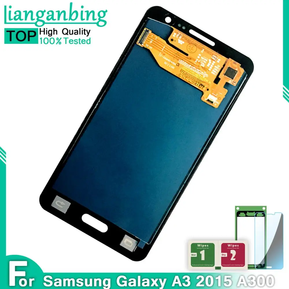ЖК дисплей 2015 дюйма для Samsung Galaxy A3 A300 A3000 A300F A300M сенсорный экран с дигитайзером в