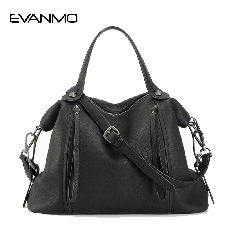 

Brand Designer Luxury 100% Genuine Leather Handbags Soft Women Vintage Real Leather Shoulder Bags Travel Business A4 Handbag