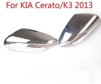 

For KIA Cerato/K3 2013 ABS Chrome Rearview mirror cover Trim/Rearview mirror Decoration Car-covers