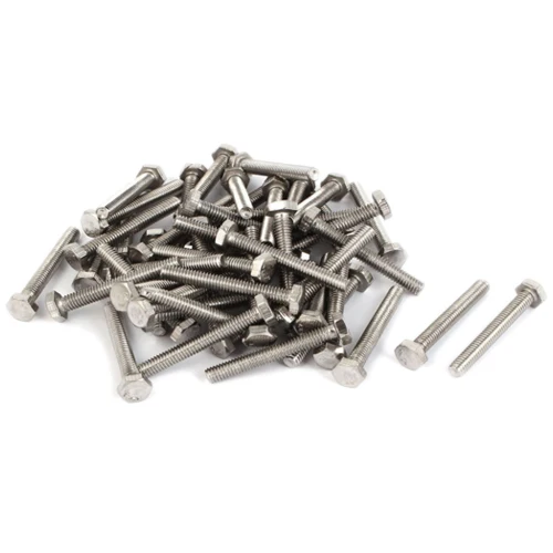 

M5 Stainless Steel Hexagon Head Fully Threaded Set Screws,M5*35mm 30PCS