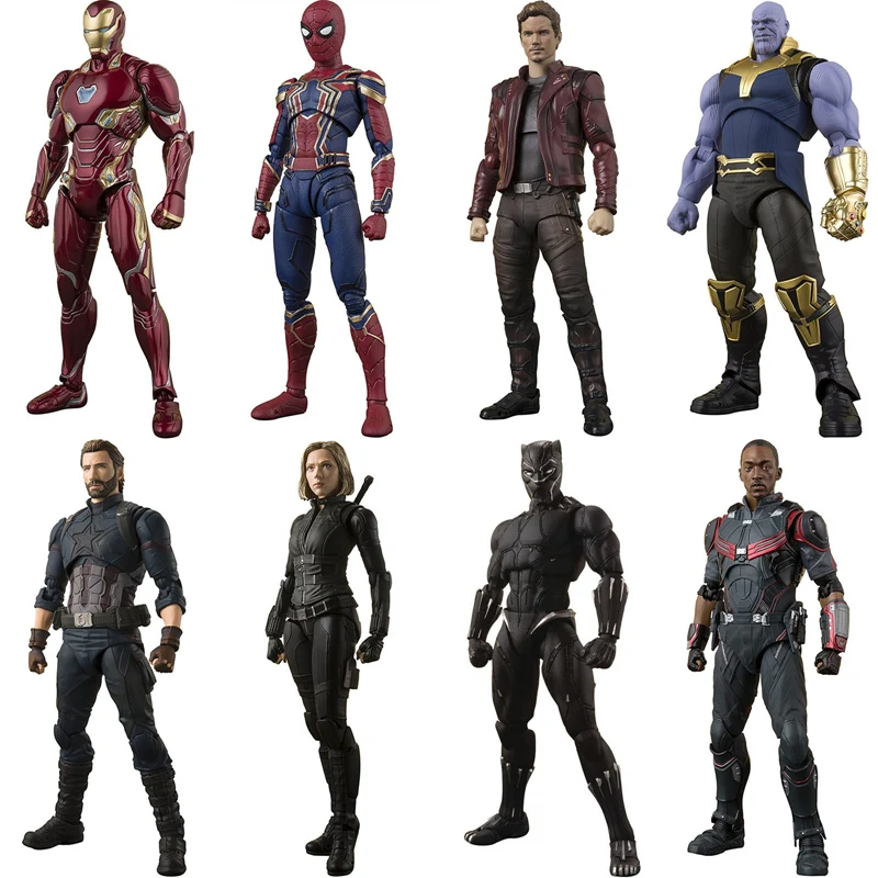 SHF AVENGERS INFINITY WAR STAR-LORD ACTION FIGURES WITH BOX