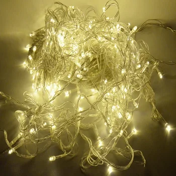 

EU Plug 50M 300 LED String Lights Wedding Christmas Tree Party Decorative Lamp Warm White