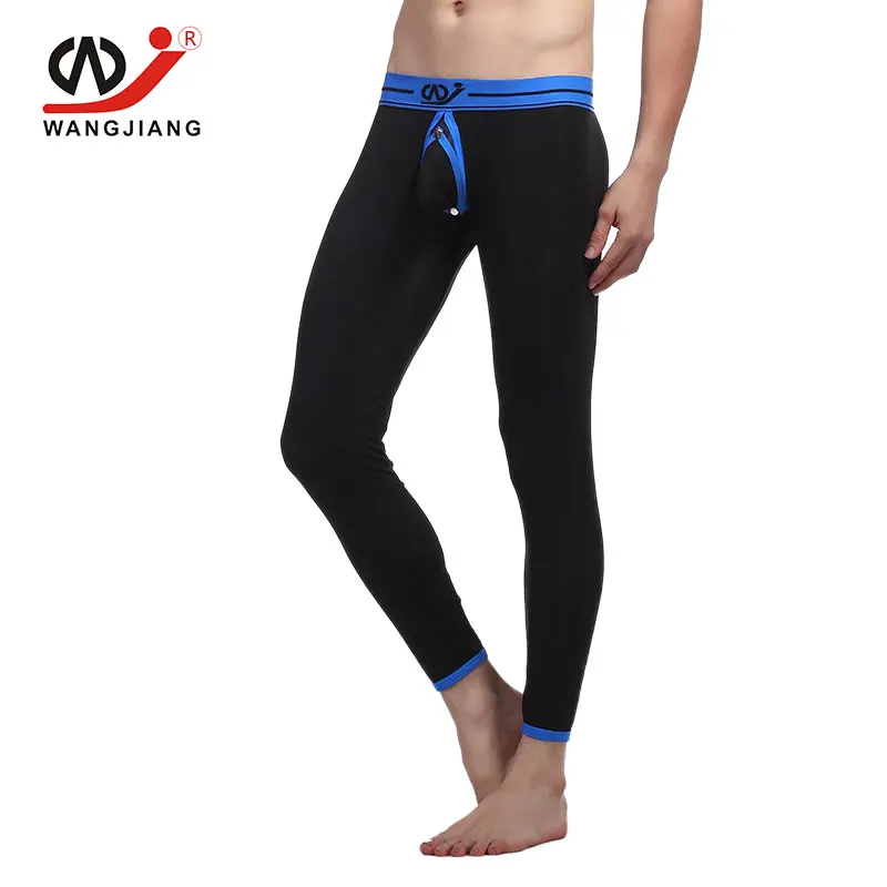 

WJ 2019 Gay Winter Warm Men Long Johns Modal Printed Thermal Underwear Men Thermo Underwear Long Johns Men Thermal Pants Gay