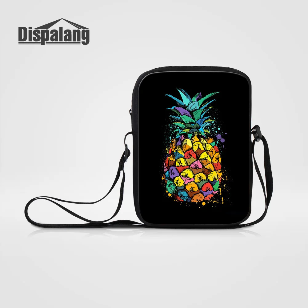 

Dispalang 3D Pineapple Fruit Mini Messenger Bags For Women Girls Fashion Small Schoolbags Crossbody Shoulder Bag For School Flap