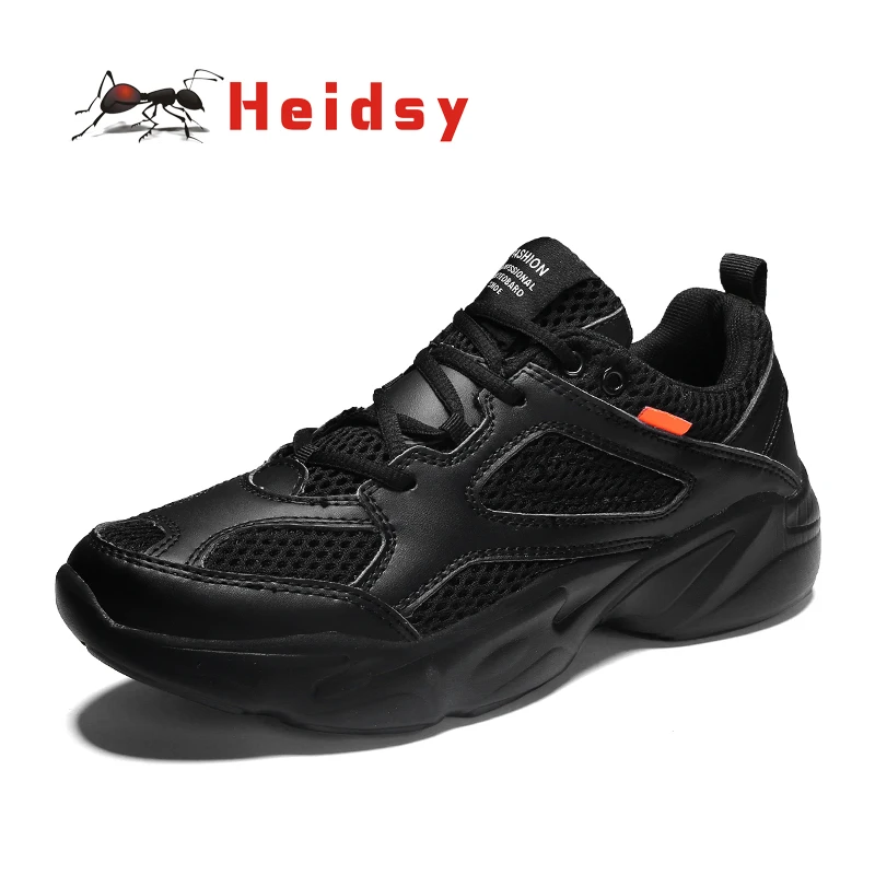 

Heidsy 2019 Summer New Fashion Men Sneakers Breathable Lightweight Casual Shoes Non-slip Wearable Flat Shoes Zapatos De Hombre