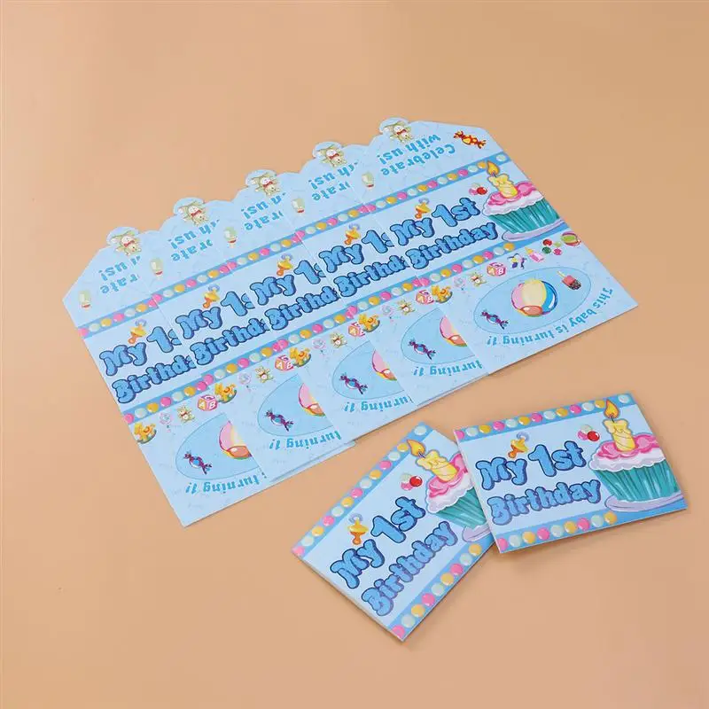 Us 256 15 Off12 Pcs Pertama Undangan Ulang Tahun Anak Anak Undangan Pesta Ulang Tahun Kartu Untuk Anak Laki Laki In Kartu Undangan From Rumah
