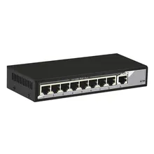 8+1 Ports 100Mbps PoE Switch Injector Power over Ethernet IEEE 802.3af For IP Camera System Network Switch Built-in Power Supply