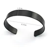 Laser Stainless Steel Bracelet For Women/Men Black/Gold/Silver Color Cuff Bangles Open Bracelet Femme Fashion Accessories 2