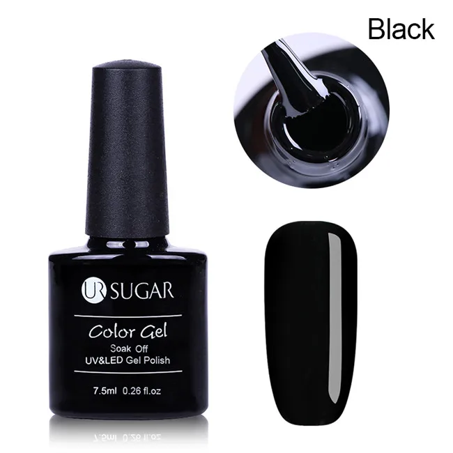 Ur Sugar глаз хамелеона кота гель для ногтей с блестками лак 3D магнитный гель замочить от УФ гель лак с сильной магнитной доской - Цвет: Black Color Gel