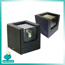 Последние полностью углеродного волокна 2+ 0 довольно мотор деревянные автоматические часы в подарочной коробке, механические часы намотки