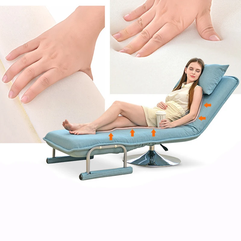 متعددة الوظائف كرسي مكتب للطي غرفة المعيشة كرسي كرسي بسيط للطي لينة أريكة سرير كرسي