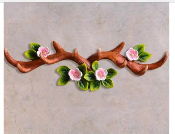  European style decorative wall hanging hook antlers creative coat rack row hook bedroom wall decora - 32816826993