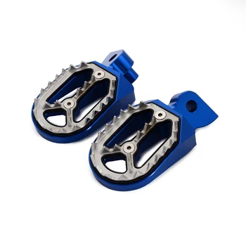 

Motorcycle Billet CNC Wide Footrests Pegs Fits For Yamaha YZ85 YZ125 YZ250 YZ400F YZ450F WR250F YZ250FX