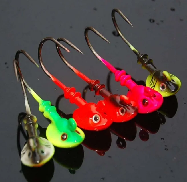 10g Lead hooks for lure fishing lead fish head with hook-in Fishhooks