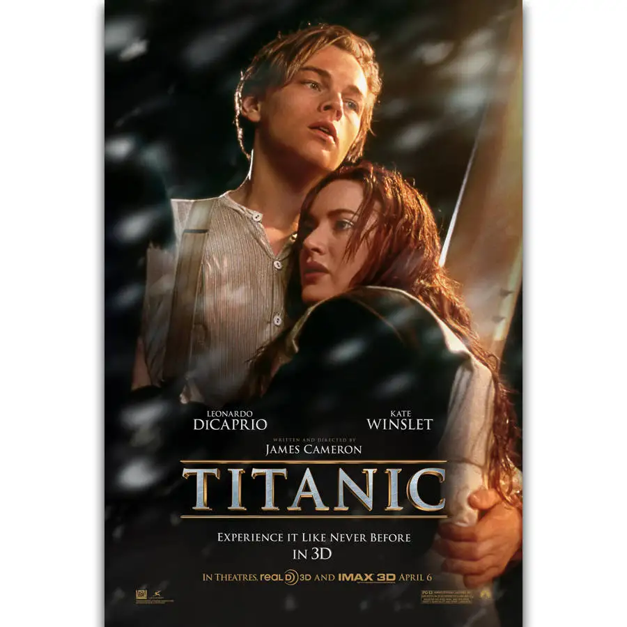 S2601 Titanic Romantic Film Classic Movie