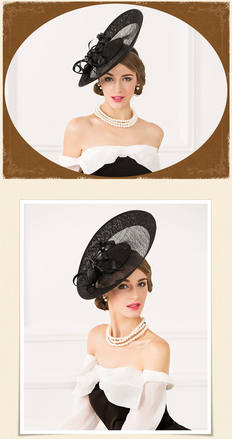 4sinamay hats for wedding