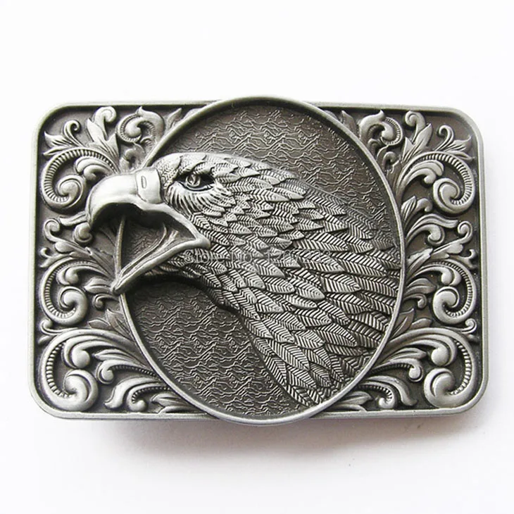 

New Vintage Bald Eagle Head Ornate Western Belt Buckle Gurtelschnalle Boucle de ceinture