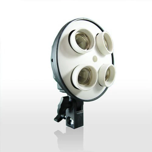 

4 in 1 E27 Bulb Holder 4 sockets Base Socket Photography Light Holder video light Lamp Bulb Adapter for Photo Studio Softbox