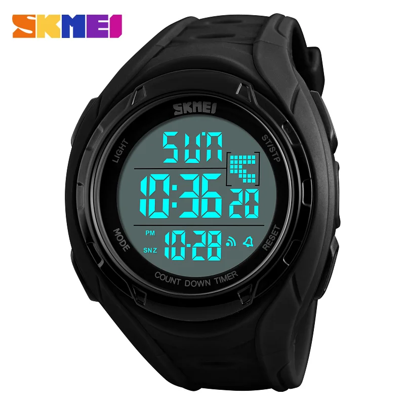 

SKMEI Waterproof Digital Men Wristwatches Male Sports Watches Alarm Clock Man Watch Relogio Masculino Relojes Para Hombre 1313