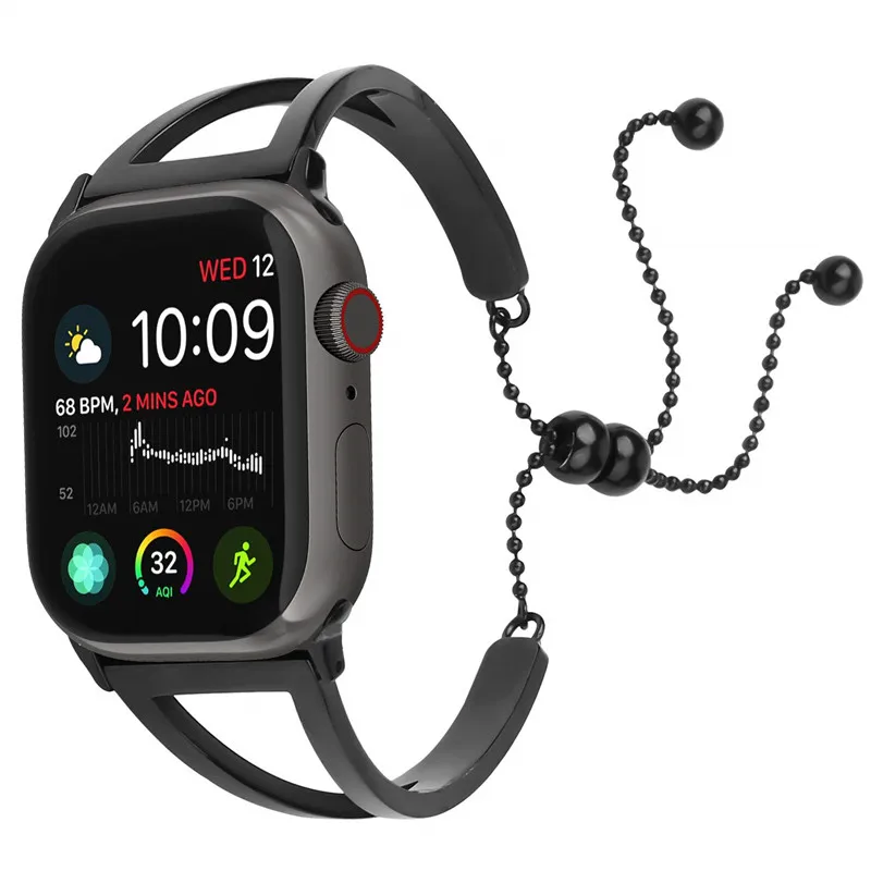 Регулируемый ремешок для Apple Watch Band Series 4 40 мм 44 мм Женский браслет из нержавеющей стали 38 мм 42 мм ремешок для iWatch 2 3