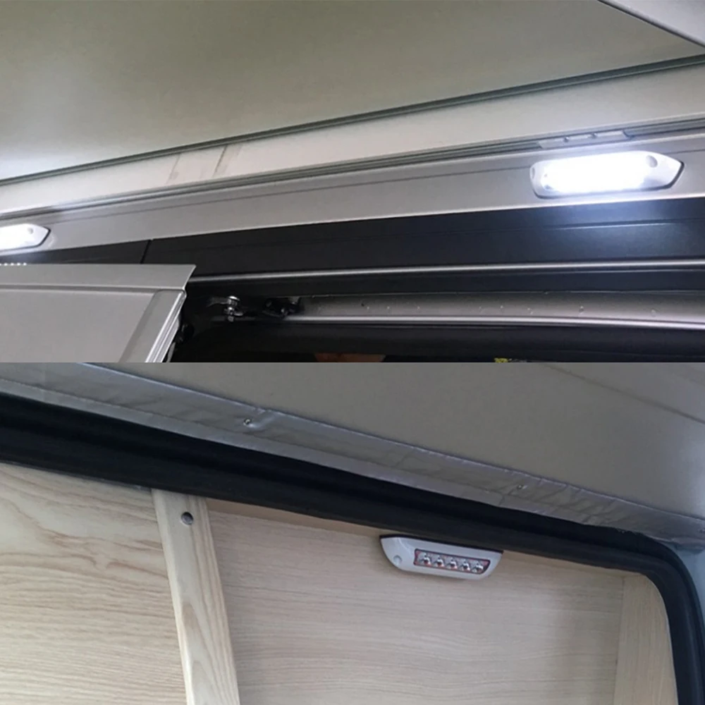 12 В светодиодный тент лампа водонепроницаемый внешние светильники Светильник бар для дома на колесах Caravan RV Van Camper